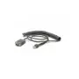Zebra CBA-RF3-C09ZAR Cabo série preto 2,8 m RS232 DB9
