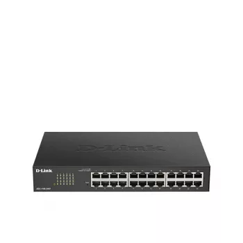 D-Link Switch Smart Managed Gigabit de 24 portas, Managed, L2, Gigabit Ethernet (10/100/1000), montagem em rack, 1U