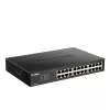 D-Link Switch Smart Managed Gigabit de 24 portas, Managed, L2, Gigabit Ethernet (10/100/1000), montagem em rack, 1U