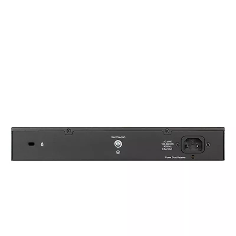 D-Link Switch Smart Managed Gigabit de 24 portas, Managed, L2, Gigabit Ethernet (10/100/1000), montagem em rack, 1U