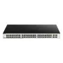 D-Link DGS-1210-52/ME Managed L2 Gigabit Ethernet (10/100/1000) 1U preto