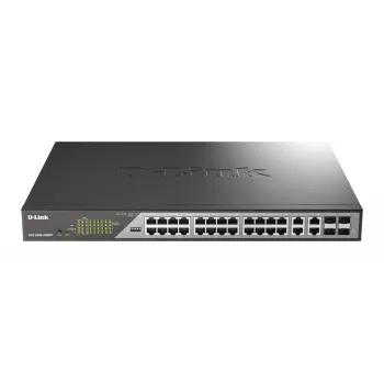 D-Link DSS-200G-28MPP Switch de rede Managed L2 Gigabit Ethernet (10/100/1000) Power over Ethernet (PoE) 1U cinzento