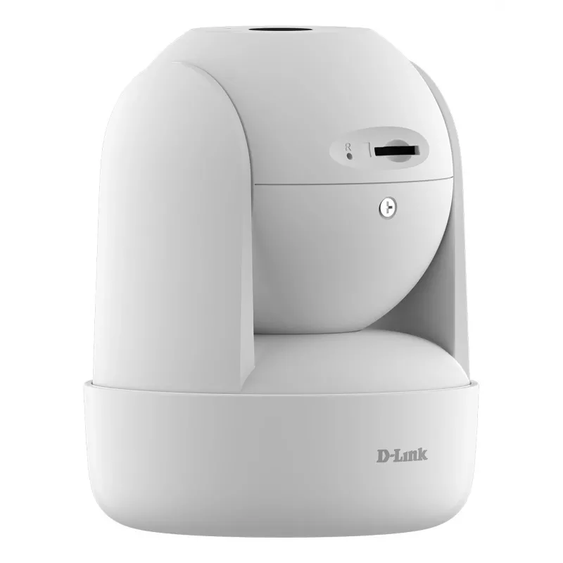 D-Link Câmara Wi-Fi 2K com rotação e inclinação, câmara de vigilância IP, interior, sem fios, secretária, branco, turret