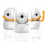 D-Link Câmara Wi-Fi 2K com rotação e inclinação, câmara de vigilância IP, interior, sem fios, secretária, branco, turret