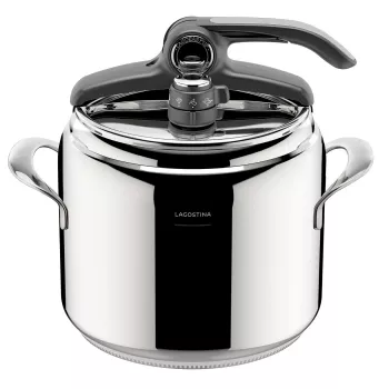 Lagostina Diva 012022010509 Panela de pressão para fogão 9 L aço inoxidável
