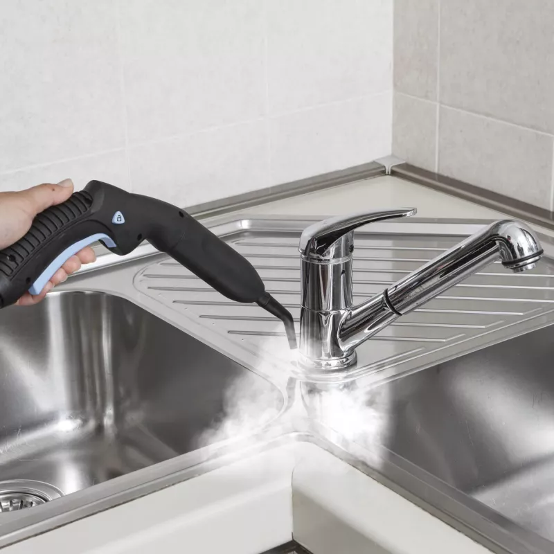 Ariete 4145/20 Limpador a vapor cilíndrico 1500 W branco, azul-claro