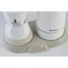 Ariete 1344 Breakfast Station, 3 aparelhos em 1: cafeteira moka, chaleira, espumador de leite para leite quente e frio, 500 W, 2/4 chávenas, mantém o café quente, 5 funções, branco
