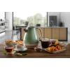 Ariete 2869 Chaleira Vintage, aço inoxidável, 1,7 l, desligamento automático, 2000 W, para água, chá e infusões de ervas, verde-pastel