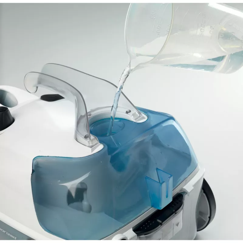 Ariete 4147 XSteam no stop - Limpador a vapor multiusos com função de arrasto - pronto a vaporizar em 4 minutos - elimina 99,9 % dos germes e bactérias - conjunto de acessórios incluído