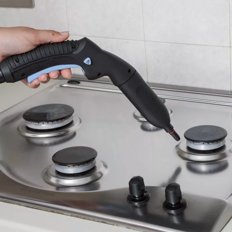 Ariete 4147 XSteam no stop - Limpador a vapor multiusos com função de arrasto - pronto a vaporizar em 4 minutos - elimina 99,9 % dos germes e bactérias - conjunto de acessórios incluído
