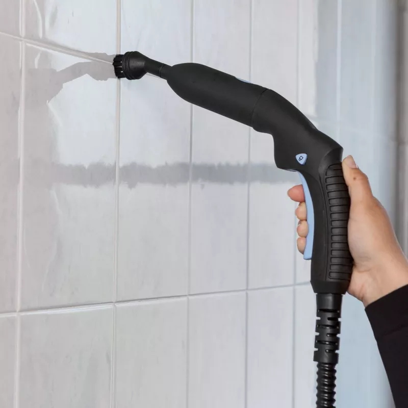 Ariete 4147 XSteam no stop - Limpador a vapor multiusos com função de arrasto - pronto a vaporizar em 4 minutos - elimina 99,9 % dos germes e bactérias - conjunto de acessórios incluído