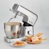 Ariete 1598 Gourmet Professional 7L Metal - Robot de cozinha planetário com liquidificadora - taça de aço inoxidável - 7 L - jarro de vidro - 1200 Watt - 6 velocidades