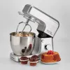 Ariete 1598 Gourmet Professional 7L Metal - Robot de cozinha planetário com liquidificadora - taça de aço inoxidável - 7 L - jarro de vidro - 1200 Watt - 6 velocidades