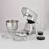 Ariete 1598 Gourmet Professional 7L Metal - Robot de cozinha planetário com liquidificadora - taça de aço inoxidável - 7 L - jarro de vidro - 1200 Watt - 6 velocidades