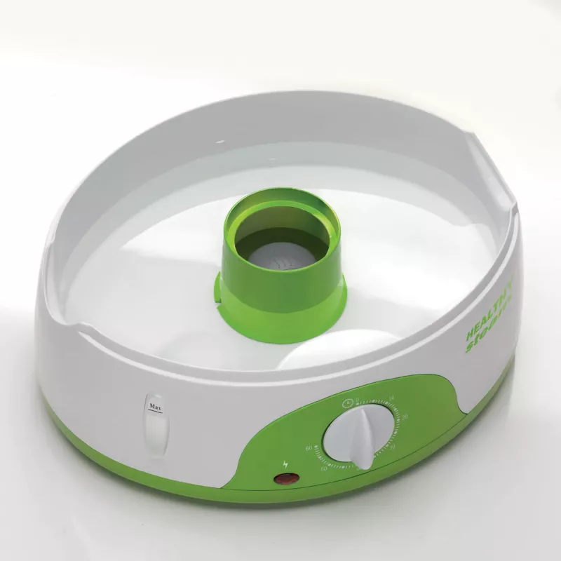 Ariete 911 Healthy Steam - Vaporizador elétrico - 3 cestos - recipiente para arroz - temporizador 60 min. - 800 Watt - 9 litros - branco e verde