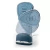 Ariete 6246 Duetto Ferro de engomar para roupa - Vaporizador vertical e ferro de engomar com base de cerâmica antiaderente - 1000 Watt - branco e azul