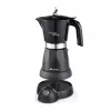 Ariete 1368 Moka Aroma, Cafeteira moka elétrica, 4/6 chávenas, 480 W, desligamento automático, mantém a temperatura a 30 graus, preto