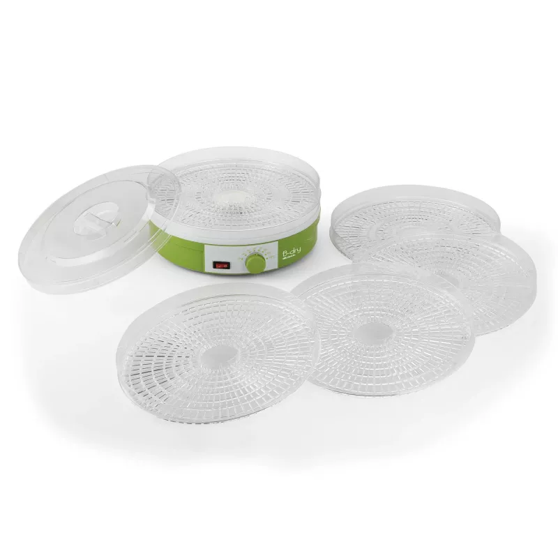 Ariete 616 B-Dry Desidratador – Desidratador – fruta, legumes, carne seca – temperatura 35 °C / 70 °C – 245 Watt – verde