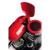 Ariete 1318 Moderna Máquina de café expresso com moinho de café integrado, para grãos de café e café moído, espumador de leite Cappuccinatore, filtro para 1 e 2 chávenas, 1080 W, 800 ml, vermelho