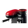 Ariete 1318 Moderna Máquina de café expresso com moinho de café integrado, para grãos de café e café moído, espumador de leite Cappuccinatore, filtro para 1 e 2 chávenas, 1080 W, 800 ml, vermelho