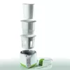 Ariete 615 B-Cheese Máquina para queijo e iogurte, 6 programas predefinidos, cesto antiaderente removível, adequada para veganos e pessoas com intolerâncias alimentares, livro de receitas abrangente, 500 W, branco/verde