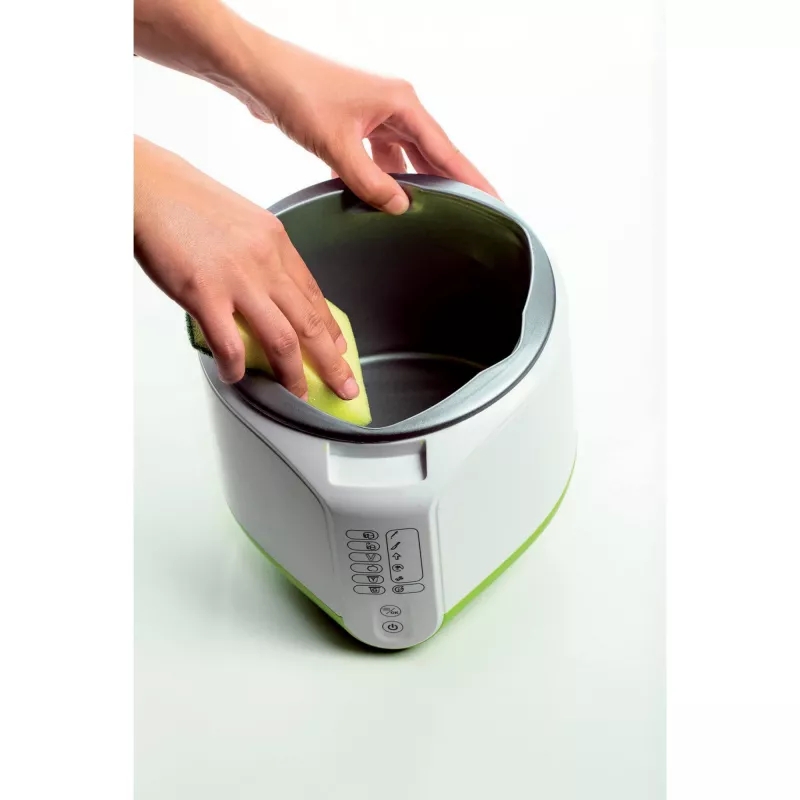 Ariete 615 B-Cheese Máquina para queijo e iogurte, 6 programas predefinidos, cesto antiaderente removível, adequada para veganos e pessoas com intolerâncias alimentares, livro de receitas abrangente, 500 W, branco/verde