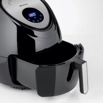 Ariete 4618 Airy Fryer XXL - Fritadeira de ar quente - Fritar 2,5 kg de batatas fritas - 7 litros - Cozinhar sem óleo e gordura - 1800 Watt - preto