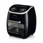 Ariete 4619 Airy Fryer Forno – Fritadeira de ar quente e forno elétrico com espeto rotativo – Cesto rotativo – Desidratador – 2000 Watt – 11 litros – aço