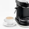 Ariete 1318 Moderna Máquina de café expresso com moinho de café integrado, para grãos de café e café moído, bico espumador de leite para cappuccino, filtro para 1 e 2 chávenas, 1080 W, 800 cc, branco