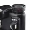 Ariete 1318 Moderna Máquina de café expresso com moinho de café integrado, para grãos de café e café moído, espumador de leite para cappuccino, filtro para 1 e 2 chávenas, 1080 W, 800 ml, preto