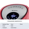 Ariete 4618 Airy Fryer XXL - Fritadeira de ar quente - Fritar 2,5 kg de batatas fritas - 7 litros - Cozinhar sem óleo e gordura - 1800 Watt - vermelho