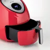 Ariete 4618 Airy Fryer XXL - Fritadeira de ar quente - Fritar 2,5 kg de batatas fritas - 7 litros - Cozinhar sem óleo e gordura - 1800 Watt - vermelho