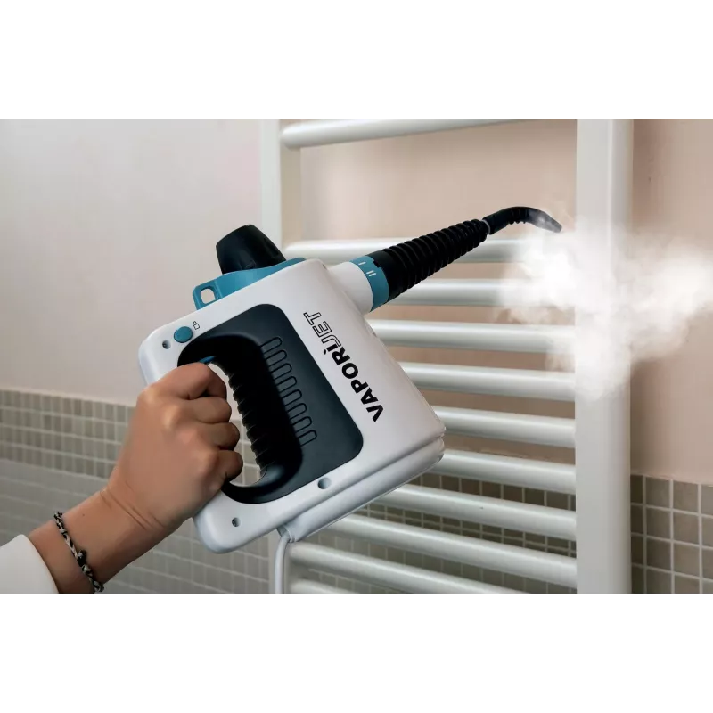 Ariete 4137/00 Limpador a vapor portátil 0,25 l 1050 W branco, azul-claro