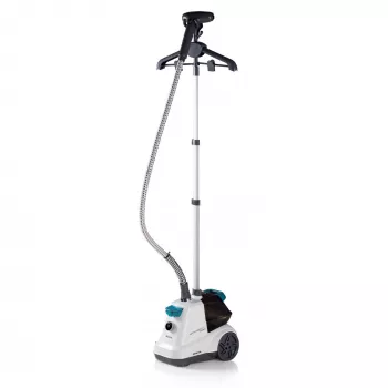 Ariete 6248 Vaporizador de roupa com depósito, branco e azul-claro, 2200 Watt