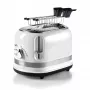 Ariete 149 Torradeira Modern branca com pinça para 2 fatias de pão, sandes ou tosta – 6 níveis de tostagem – função de descongelação – linha Modern – branco