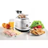 Ariete 149 Torradeira Modern branca com pinça para 2 fatias de pão, sandes ou tosta – 6 níveis de tostagem – função de descongelação – linha Modern – branco