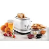 Ariete 149 Torradeira Modern branca com pinça para 2 fatias de pão, sandes ou tosta – 6 níveis de tostagem – função de descongelação – linha Modern – branco