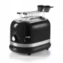 Ariete 149 Torradeira Modern branca com pinça para 2 fatias de pão, sandes ou tosta - 6 níveis de tostagem - descongelação - linha Modern - preto