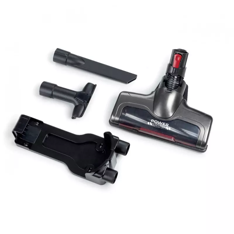 Ariete 2757 22V Lithium – Vassoura elétrica sem fios – 3 níveis de filtragem – bateria de iões de lítio 2200 mAh – conjunto de acessórios incluído – vermelho