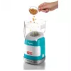Ariete 2956, Pop Corn Party Time, Máquina de pipocas, rebenta 60 g de milho para pipocas em 2 minutos com ar quente, sem gordura, 1000 Watt, azul