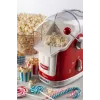 Ariete 2958 Pop Corn Maker Party Time, Máquina de pipocas com alavanca, 1100 Watt, capacidade 600 g, preparação sem gordura com ar quente, vermelho
