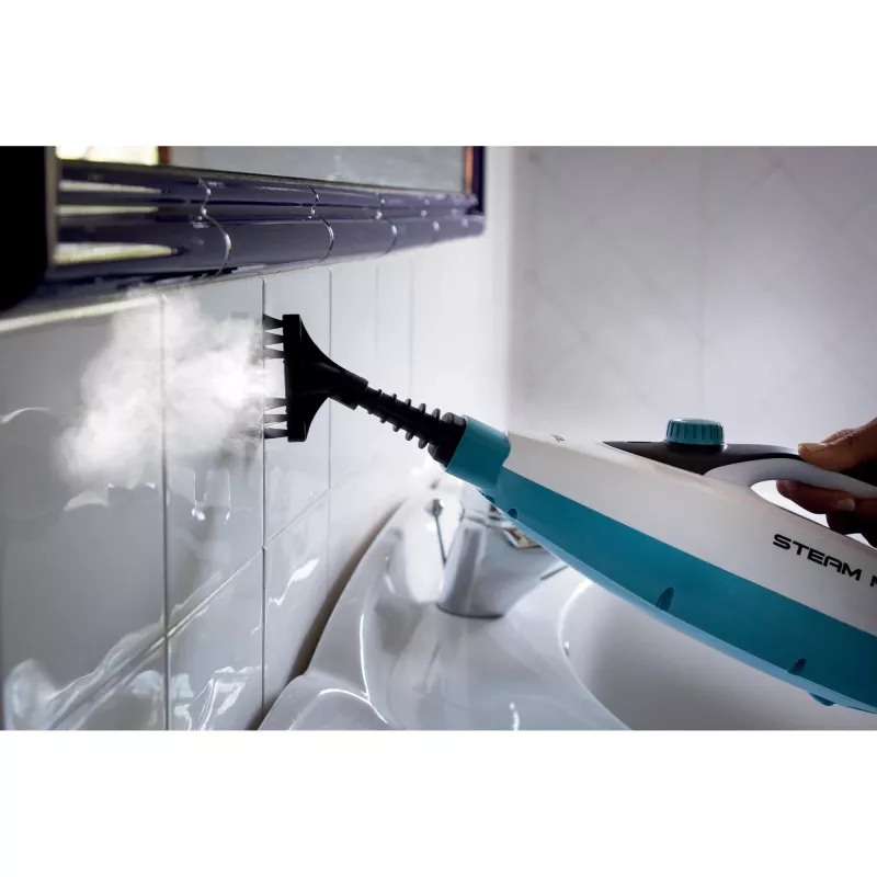 Ariete 4175/00 Limpador a vapor 0,35 l 1500 W branco, azul-claro