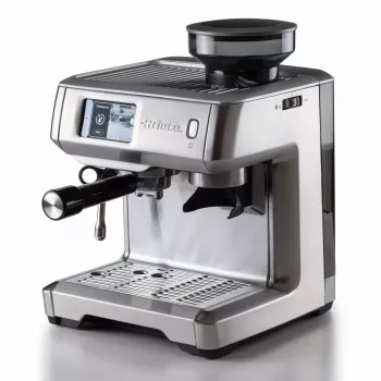 Ariete Máquina de café expresso 1312, Máquina de café expresso, 2 L, grãos de café, moinho integrado, 1600 W, prateado
