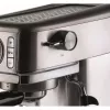 Ariete 1381 Máquina de café com manómetro, adequada para café moído e pastilhas ESE, 1300 W, capacidade 1,1 l, pressão de 15 bar, filtro para ½ chávena, bico para cappuccino, prateado
