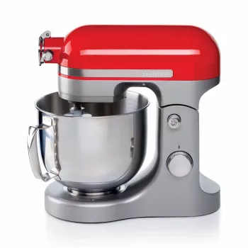 Ariete Moderna Vermelho Robot de cozinha, batedeira, vermelho, bater, amassar, misturar, 5,5 l, botão rotativo, alumínio