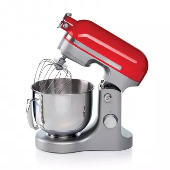 Ariete Moderna Vermelho Robot de cozinha, batedeira, vermelho, bater, amassar, misturar, 5,5 l, botão rotativo, alumínio