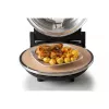 Ariete 917 Forno de pizza - Pizza em 4 minutos - Placa de pedra refratária com revestimento antiaderente - Temperatura máx. 400 °C - 1200 Watt - Temporizador 30' - preto
