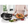 Ariete 917 Forno de pizza - Pizza em 4 minutos - Placa de pedra refratária com revestimento antiaderente - Temperatura máx. 400 °C - 1200 Watt - Temporizador 30' - preto