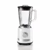 Ariete Modern White liquidificadora com jarro de vidro, liquidificadora de mesa, 1,5 L, função pulsar, trituração de gelo, 1000 W, branco