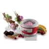 Ariete 643 Máquina de gelados Party Time, Máquina de gelados, 12 W, capacidade de 1,5 L, recipiente removível com duplo isolamento, tempo de preparação 30 minutos, tampa para adicionar ingredientes, vermelho